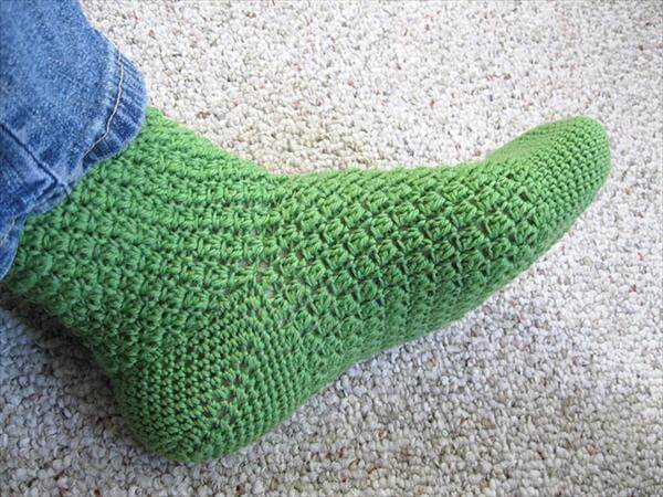 easy sock crochet pattern