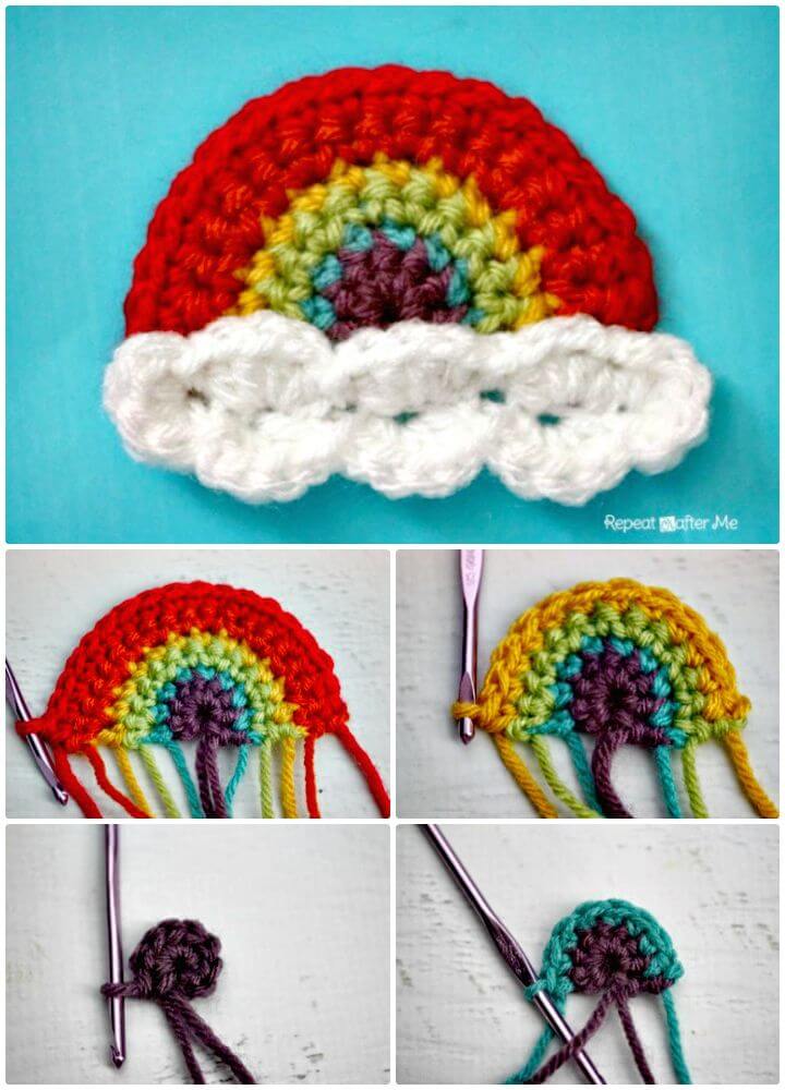 25 Free Crochet Rainbow Patterns for Beginners – 101 Crochet Patterns