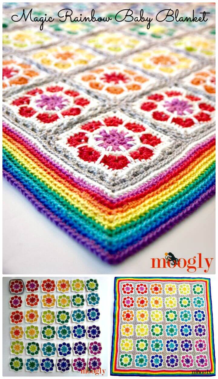 25 Free Crochet Rainbow Patterns for Beginners – 101 Crochet Patterns
